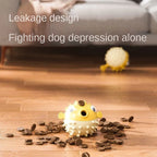 Dog Puzzle Toy Treat Dispenser Ball - Chew Resistant Design for Corgi Teddy Golden Retriever Boredom Relief