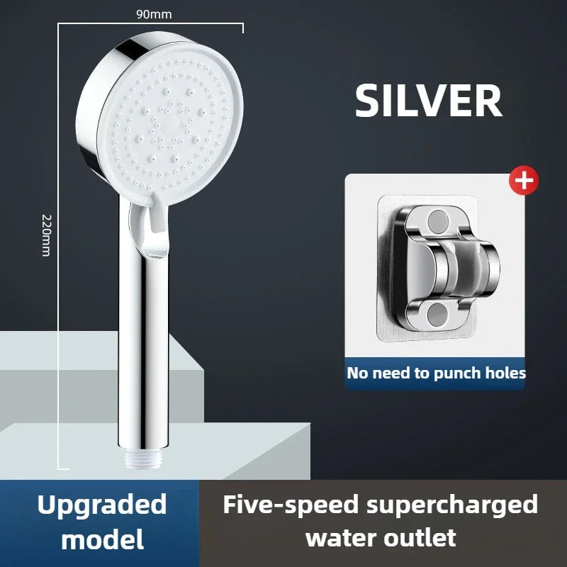 High Pressure Shower Head 3 Modes Adjustable Filter Shower Head Set New Bathroom Shower Head Accessories Sprayer