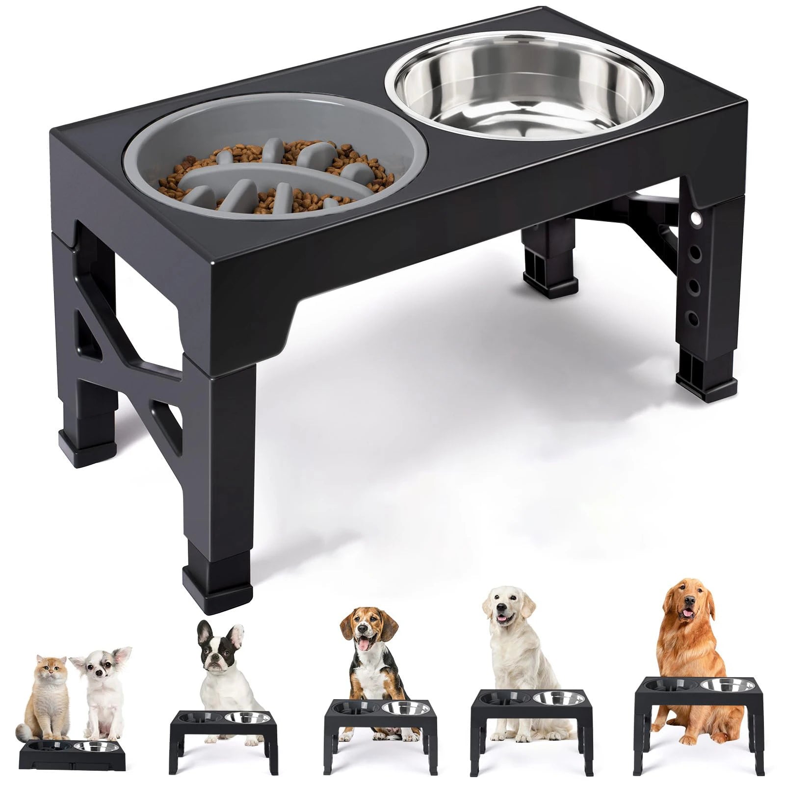 SpineLift™ Posture Safe Elevated Dog Feeder